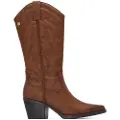 Xti Xtitil kvinder. 14430604-CAMEL Støvler 144306 brun (38), 5-8 cm, Lynlås, Casual