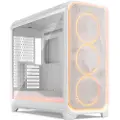 Fractal Design Meshify 3 XL Ambience Pro RGB White - Kabinet - Miditower - Hvid