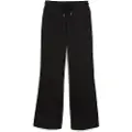 Puma HER Comfort High-Waist Straight Pants Women, Clothing, Black, M