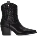 Xti Xtitil kvinder. 14430501-NEGRO Ankelstøvler 144305 sort (37), 5-8 cm, Lynlås, Casual