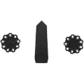 KLIM X1 Peak & Side Plate Cover Set Black Hjelmsider