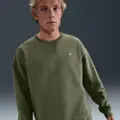 Nike Solo Swoosh-crewtrøje i fleece til mænd - grøn