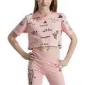 Adidas Brand Love Cropped T-shirt Med Korte ærmer