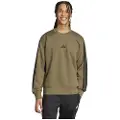 Adidas Essentials 3 Stripes Fleece Sweatshirt
