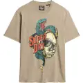 Superdry Biker Rock Graphic Loose T-shirt Med Korte ærmer