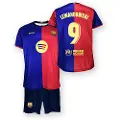 FC Barcelona 24/25 9 Lewanddowski Hjem Junior Sæt