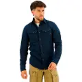 G-Star G-Startil mænd. D25223-D454-B853 Skjorte Dakota Slim navy (S), Casual, Bomuld, Lange ærmer, Bæredygtig, Blå