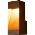 Konstsmide - Rho væg 10W LED - Brun - Facadebelysning - - Homeroom