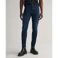 Gant Ganttil mænd. 1000264 Jeans Extra Slim Fit Active Recover blå (34/34), Casual, Bomuld, Denim