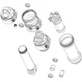 RockShox 3 Position Remote Out Trunnion Sid Luxe A2+ 2024+ Bagdæmper øjesæt
