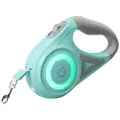 24hShop Rojeco Automatisk udtrækkelig hundesnor med LED- og RGB-belysning - 5 meter