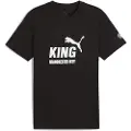 Puma Manchester City KING Logo Tee Men, Sport, Black, L