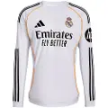 Adidas Real Madrid 25/26 Hjem T-shirt Med Lange ærmer