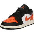 Jordan Air Jordan 1 Low-sko til større børn - sort