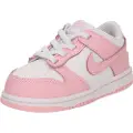 Nike Dunk Low-sko til babyer/småbørn - hvid