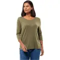 Jack Wolfskin Mola 3/4 ærmet T-shirt