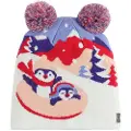 Spyder Bitsy Penguin Double Pom Beanie