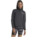 Adidas Terrex Multi Climawarm Tech Fleecejakke Med Halv Lynlås