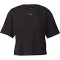 Puma CLOUDSPUN Relaxed Tee Women, Clothing, Black, XS