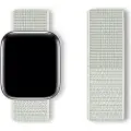 24hShop Sport Loop-armbånd til Apple Watch 42/44/45/46/49 mm i åndbar nylon - Hvid