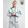 Nike Tech Windrunner-fleecejakke med lynlås til mænd - grå