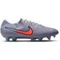 Nike Tiempo Legend 10 Elite-fodboldstøvler (low-top) til blødt underlag - blå