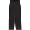Puma Class High-Waist Straight Pants Women, Clothing, Black, XXS