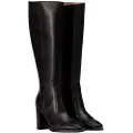 Wonders Wonderstil kvinder. M-5150_5121_5792 Læderstøvler Treze 50 sort (38), 3-5 cm, Lynlås, Casual
