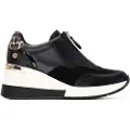 Xti Xtitil kvinder. 14465502-NEGRO Træningssko 144655 sort (40), Stof, 3-5 cm, Lynlås, Casual