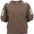 Object Broderet Strikket Top