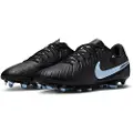 Nike Tiempo Legend 10 Academy Low Top-fodboldstøvler til flere typer underlag - sort