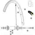 Mavic Ksyrium Pro Exalith 17c Forhjulsfælg
