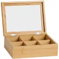 Andrea house Bambus Teopbevaringsboks 21x16x7.5 Cm
