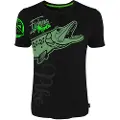 Hotspot titanium Fishing Mania Pike T-shirt Med Korte ærmer