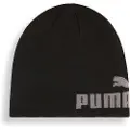 Puma Essentials Mid Crown Cuffless Beanie Youth, Accessories, Black, YOUTH