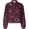 Selected femme Med Tekstur Cropped Skjorte