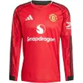 Adidas Manchester United 25/26 Hjem T-shirt Med Lange ærmer