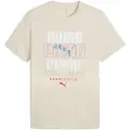 Puma Graphic Stacked Graphic Tee Men, Clothing, Alpine Snow, L