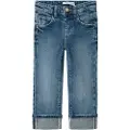 Name it Lige Ben Med Opfoldning Jeans