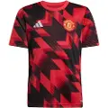 Adidas Manchester United 25/26 Før Kampen Junior T-shirt Med Korte ærmer