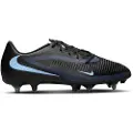 Nike Phantom 6 Low Academy-fodboldstøvler til blødt underlag - sort