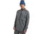 Burton Stockrun Grid Halv Lynlås Sweatshirt