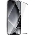 24hShop Hærdet skærmbeskytter til Samsung Galaxy S25 Plus - Svart metalramme