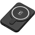 24hShop Powerbank med trådløs opladning Mag Safe 5000mAh - Sort