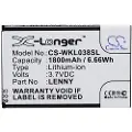 24hShop Batteri til SmartPhone, Mobil til Wiko LENNY, B0386126
