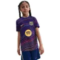 Nike FC Barcelona Academy Pro Home Nike opvarmningstrøje til fodbold med korte ærmer til større børn - blå
