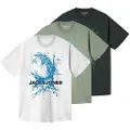 Jack & Jones Splash Ocean T-shirt Med Korte ærmer 3 Enheder