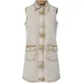 Pieces Pcfay Denim Kort Kjole