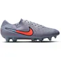 Nike Tiempo Legend 10 Elite-fodboldstøvler (low-top) til blødt underlag - blå