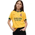 Puma AC Milan 25/26 Third Jersey Youth, Clothing, Sunny Yellow/Dark Myrtle, 11-12Y